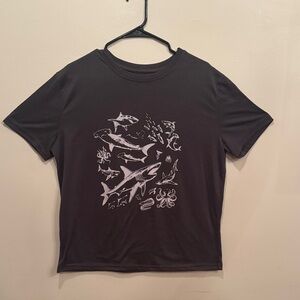 Grey Shark Tee-Shirt